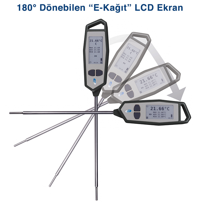 TFA 31.1064.01 E-Kağıt LCD Ekran