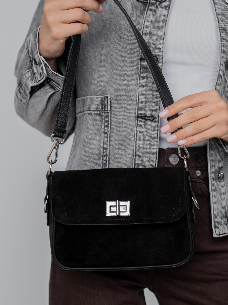 491 Siyah Süet    Çanta