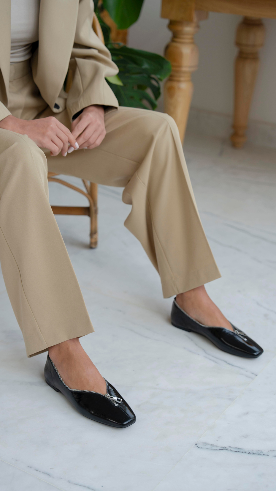 Andoni Siyah Rugan   Hakiki Deri   Babet