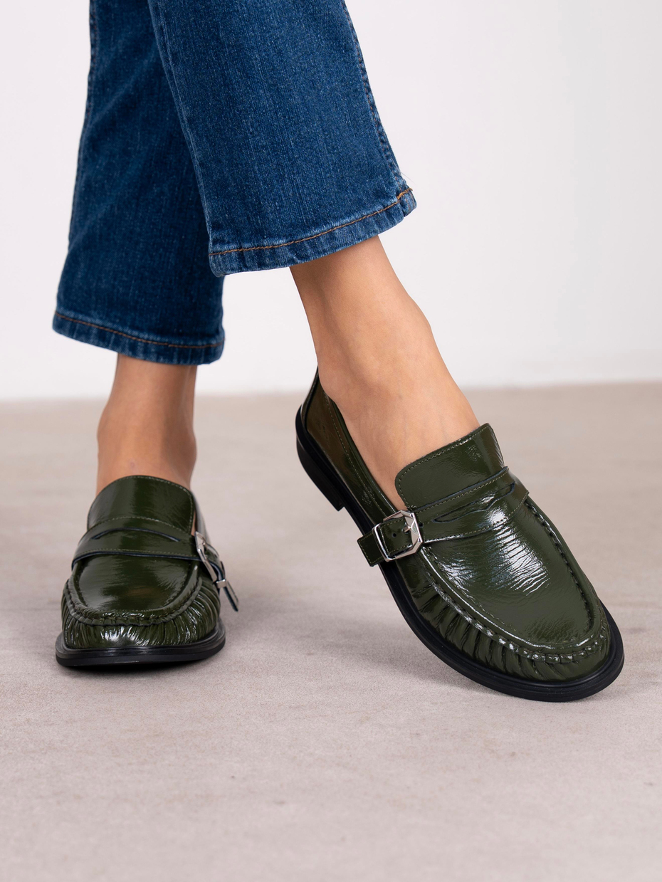 Ansa Haki Rugan Hakiki Deri Kadın MAKOSEN