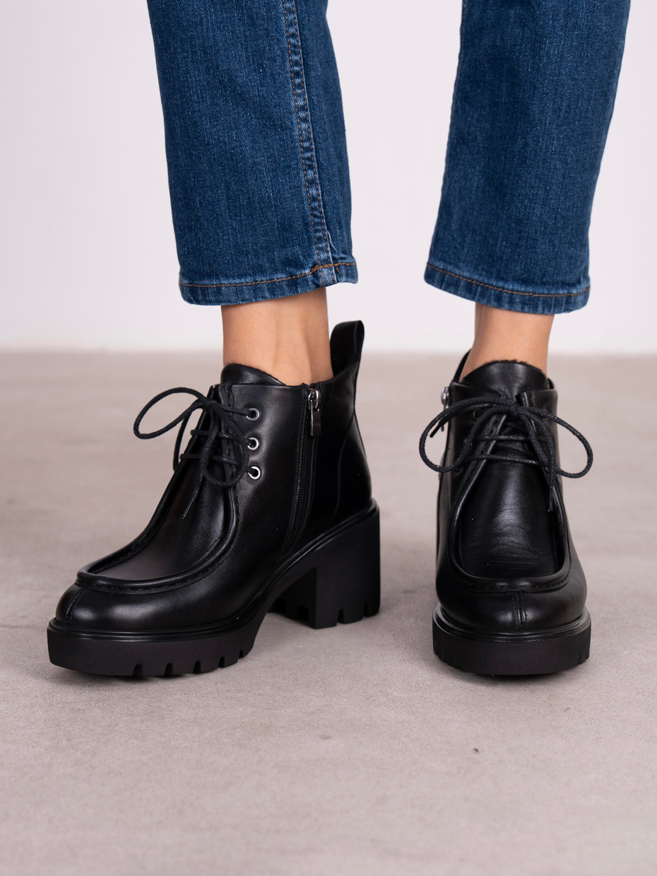 Arwen Siyah Hakiki Deri Kadın Bot