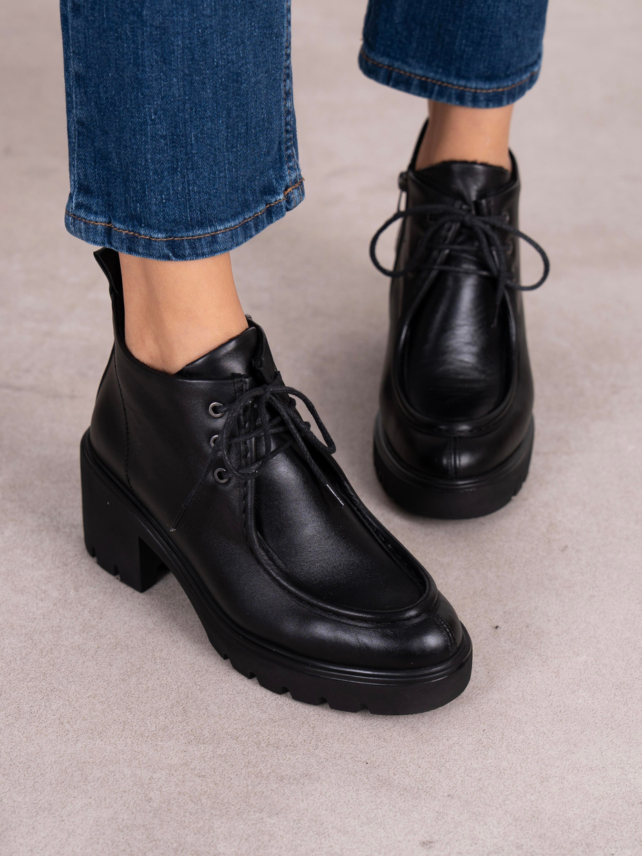 Arwen Siyah Hakiki Deri Kadın Bot