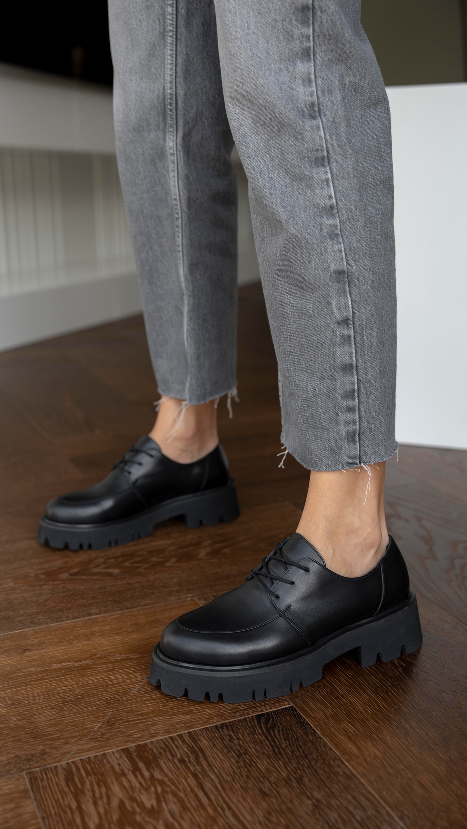 Bella Siyah   Hakiki Deri Kadın   Makosen Ayakkabı