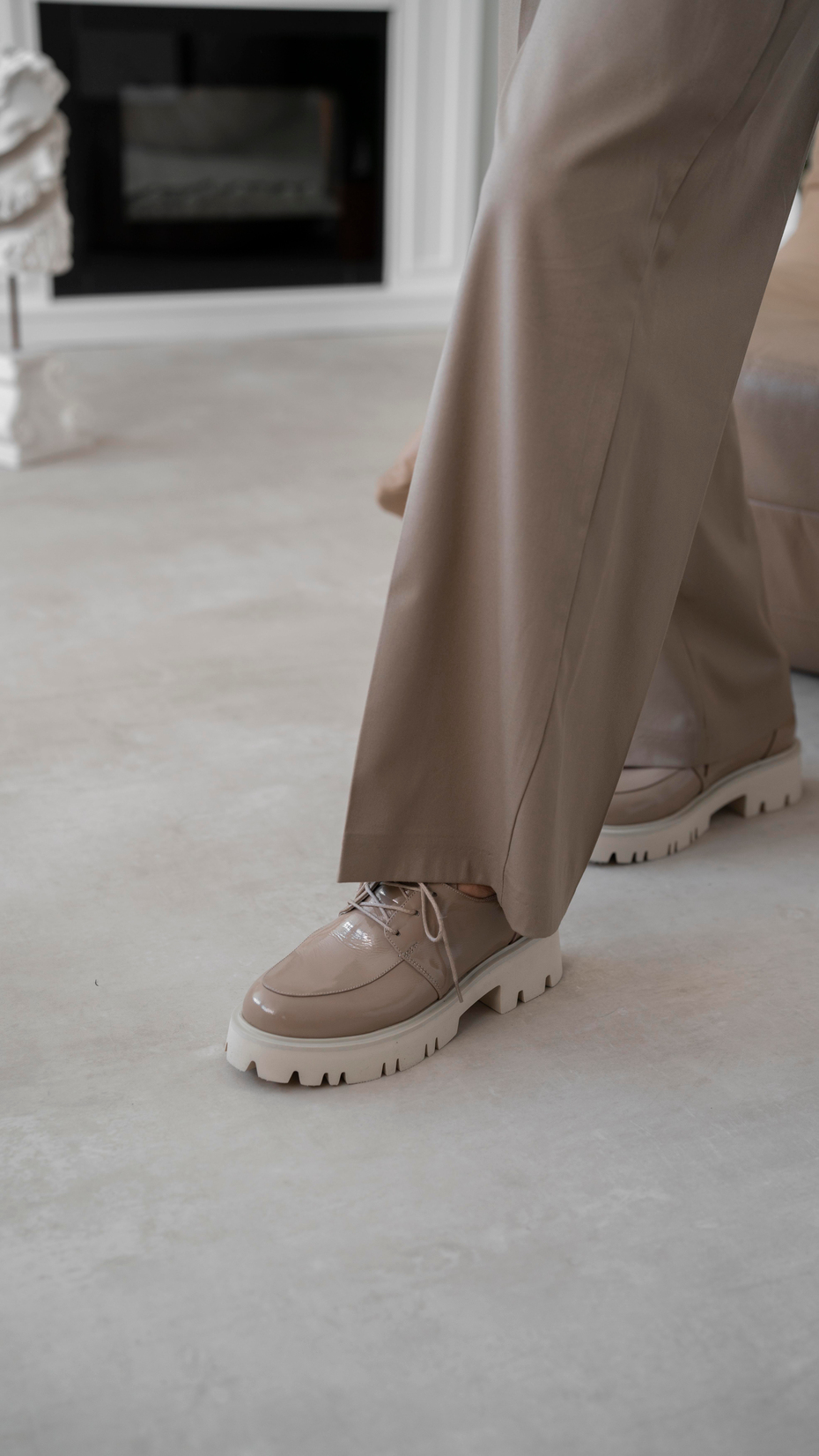 Bella Vizon Rugan   Hakiki Deri   Makosen Ayakkabı