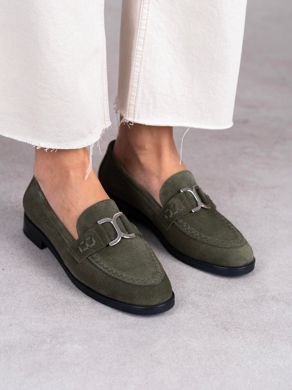 Bilora Haki Süet Hakiki Deri Kadın MAKOSEN