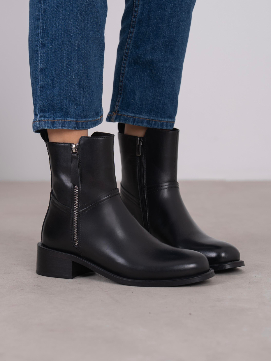 Bjorka Siyah Hakiki Deri Kadın Bot