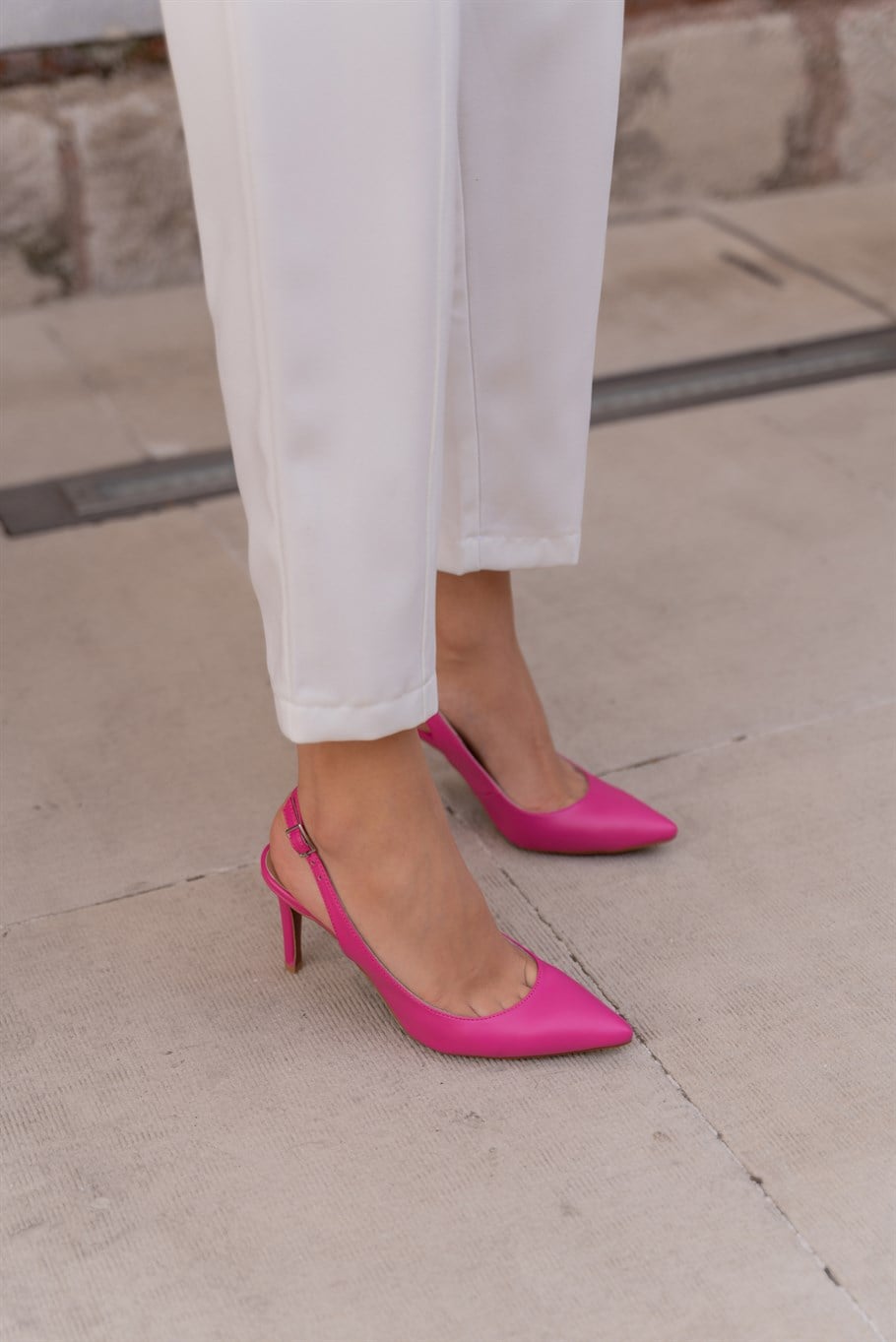 Bucky Fuşya   Stiletto