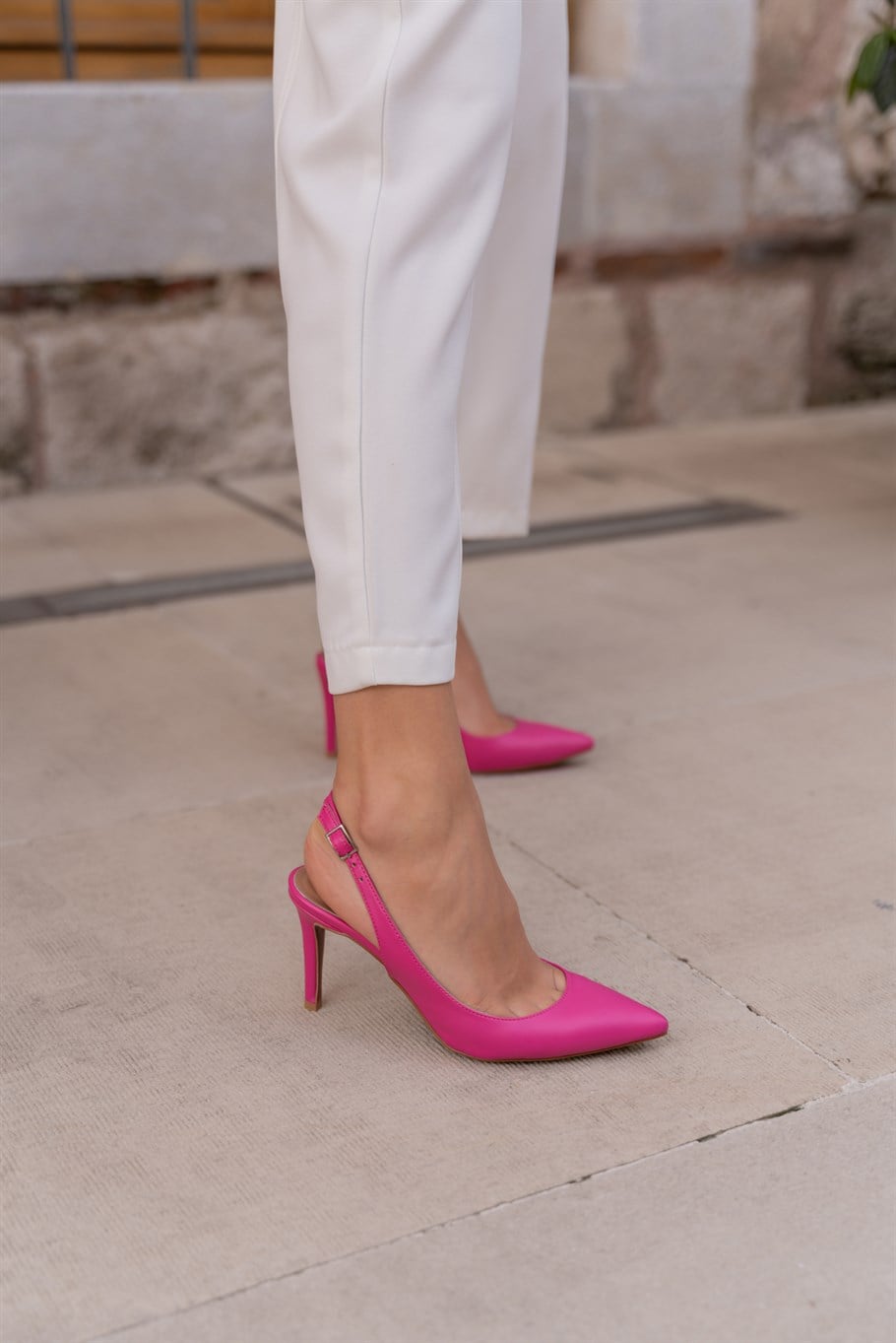 Bucky Fuşya   Stiletto