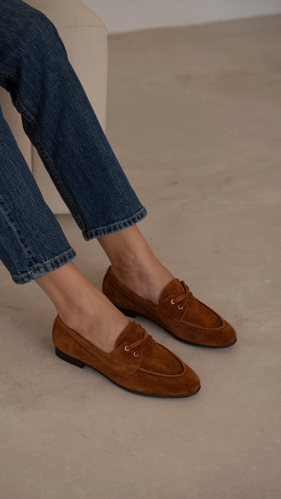 Capela Taba Süet   Hakiki Deri   Babet