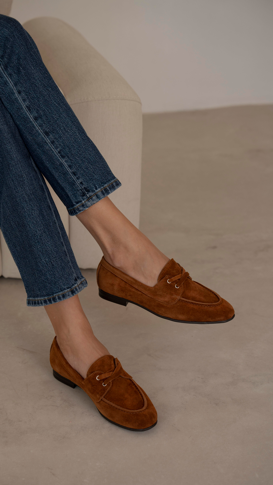 Capela Taba Süet   Hakiki Deri   Babet