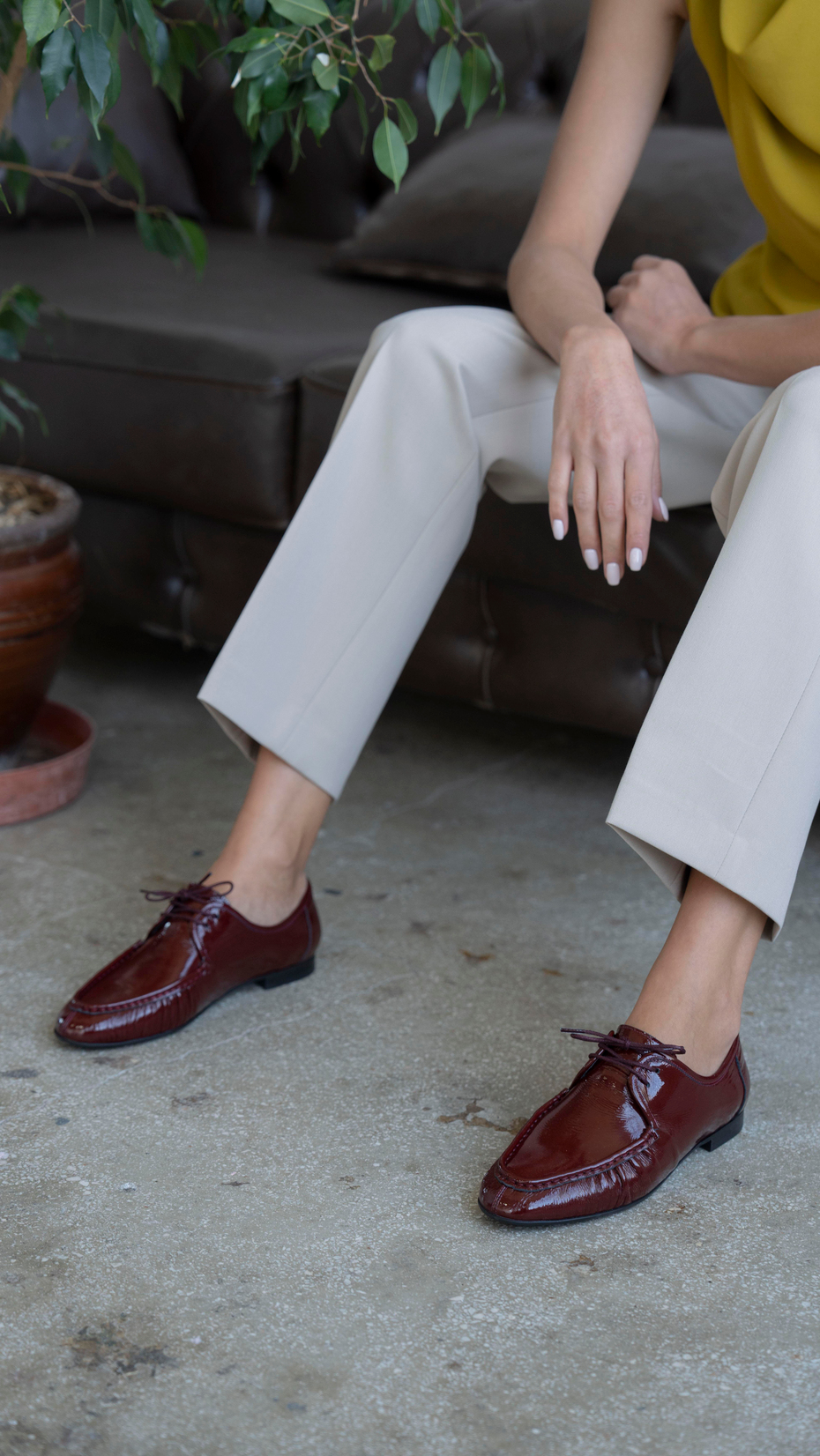 Carter Bordo Rugan   Hakiki Deri   Makosen Ayakkabı