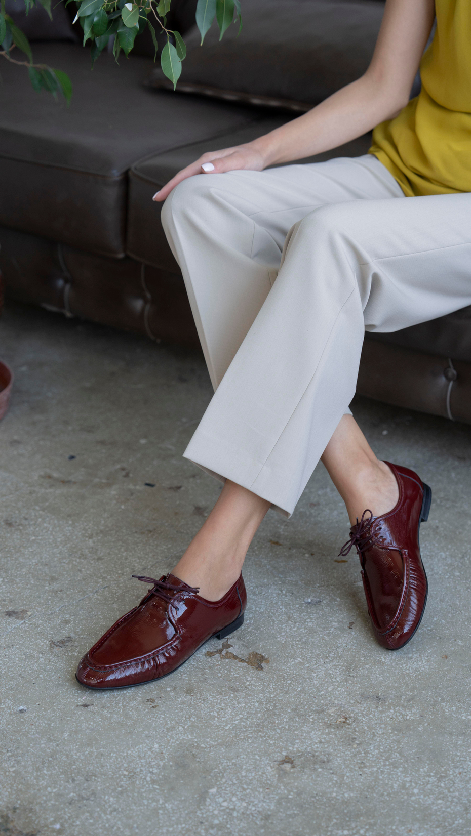 Carter Bordo Rugan   Hakiki Deri   Makosen Ayakkabı