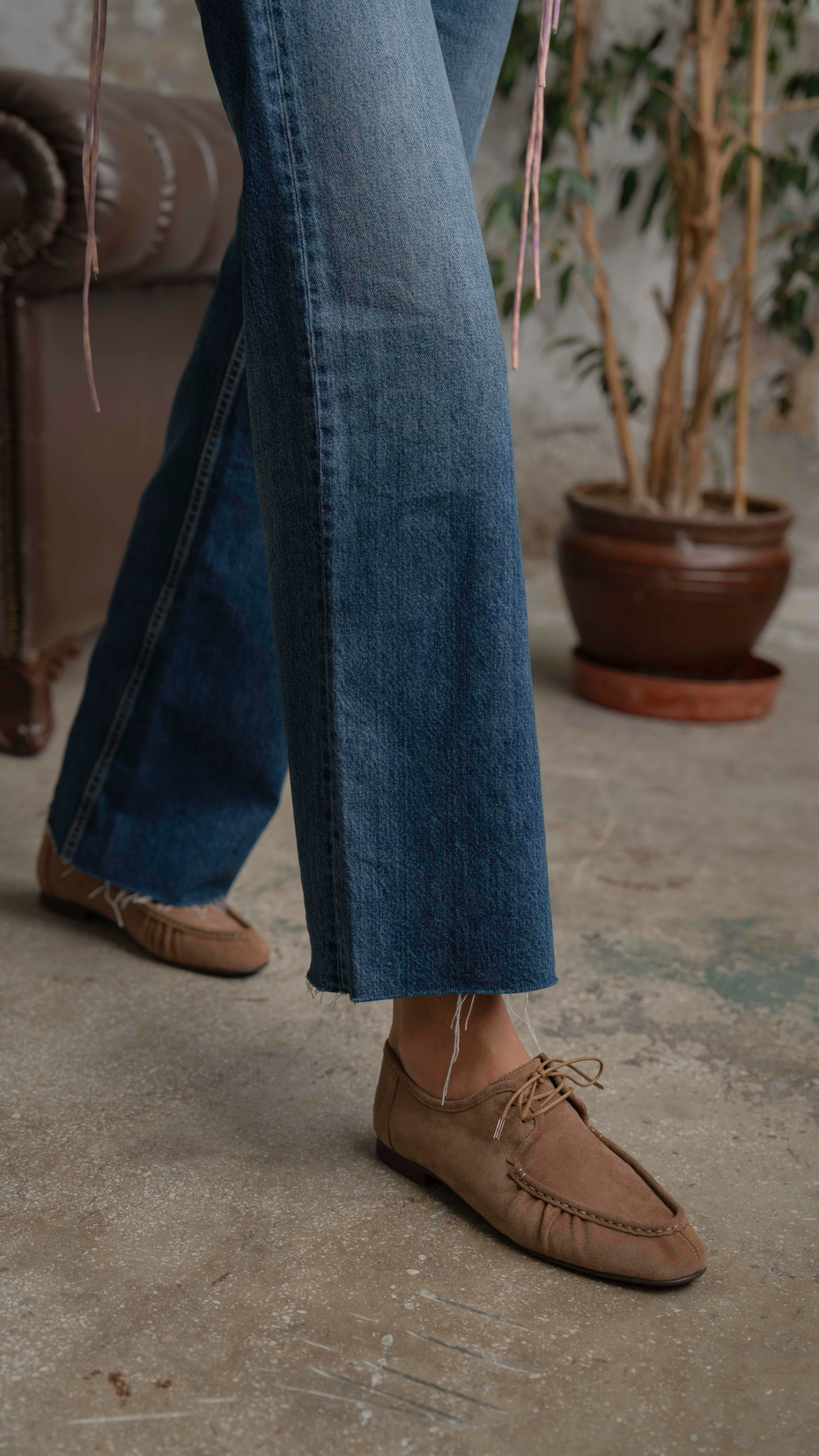 Carter Camel Süet   Hakiki Deri   Makosen Ayakkabı