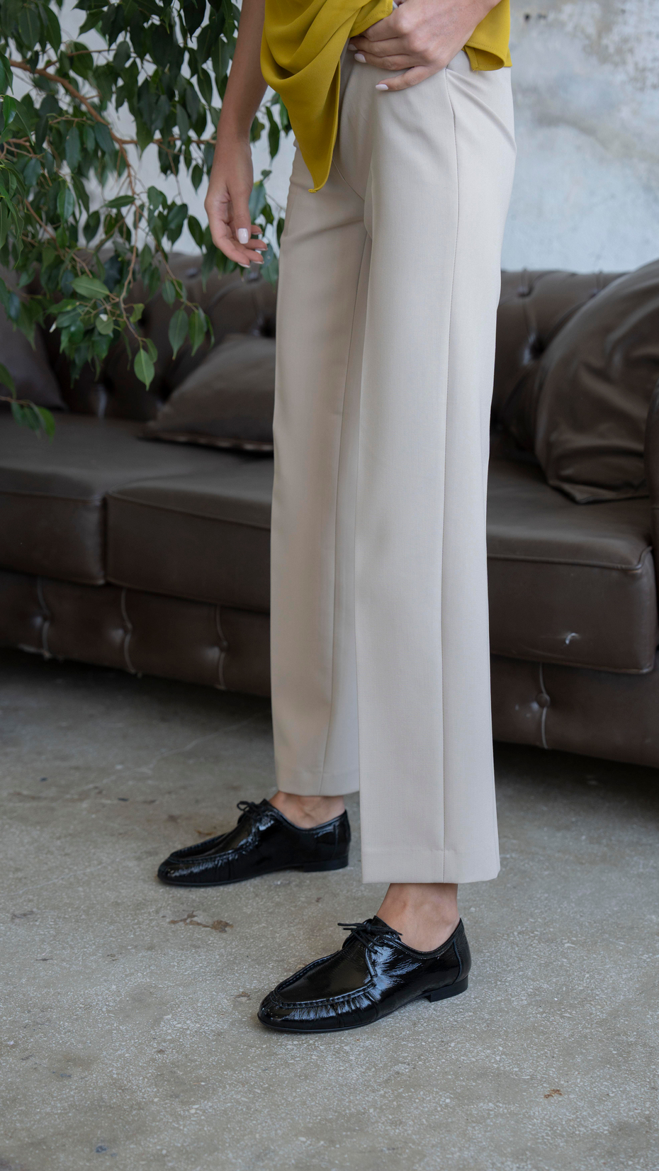 Carter Siyah Rugan   Hakiki Deri   Makosen Ayakkabı