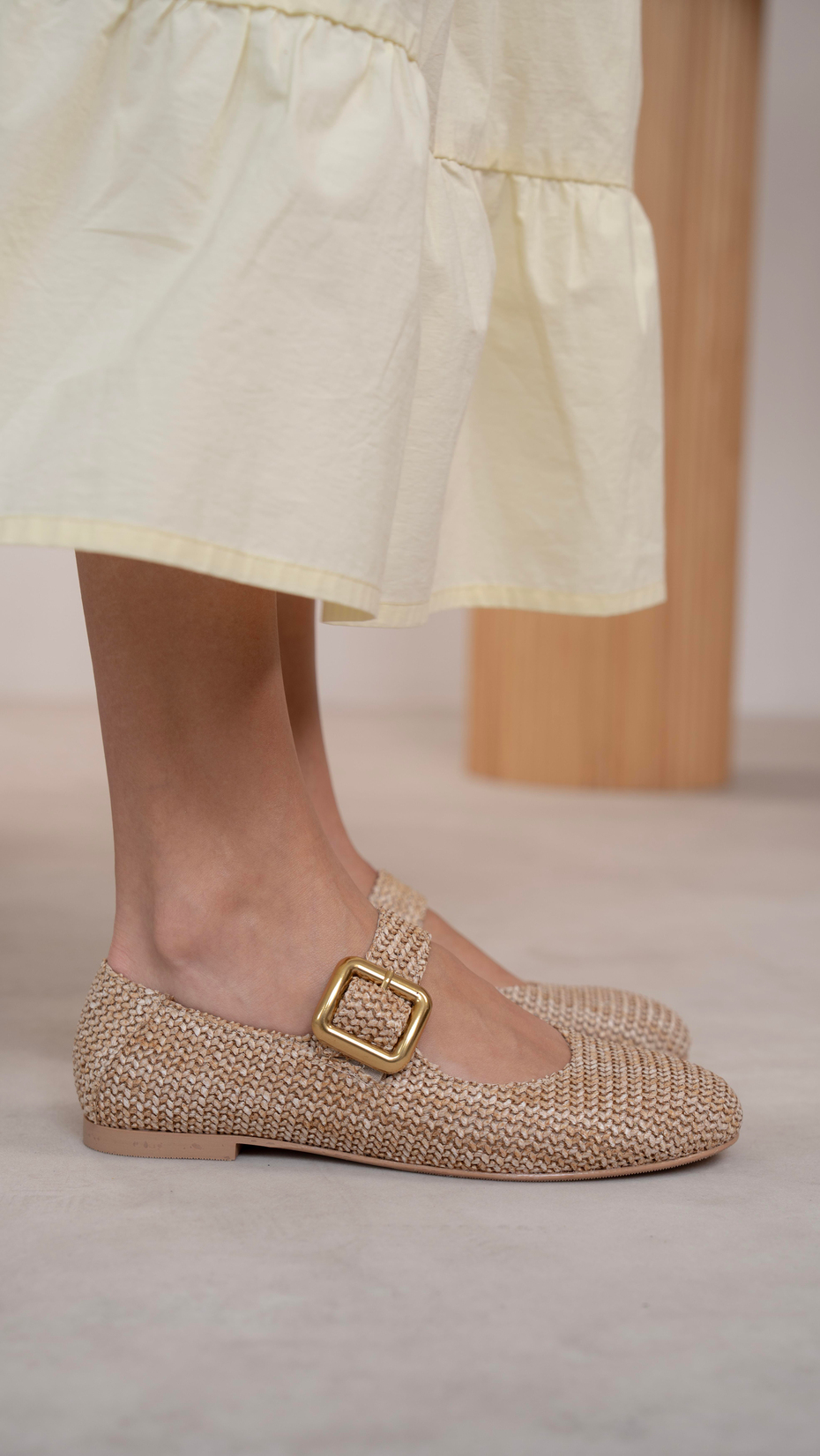 Coala Bej Hasır   Hakiki Deri   Babet