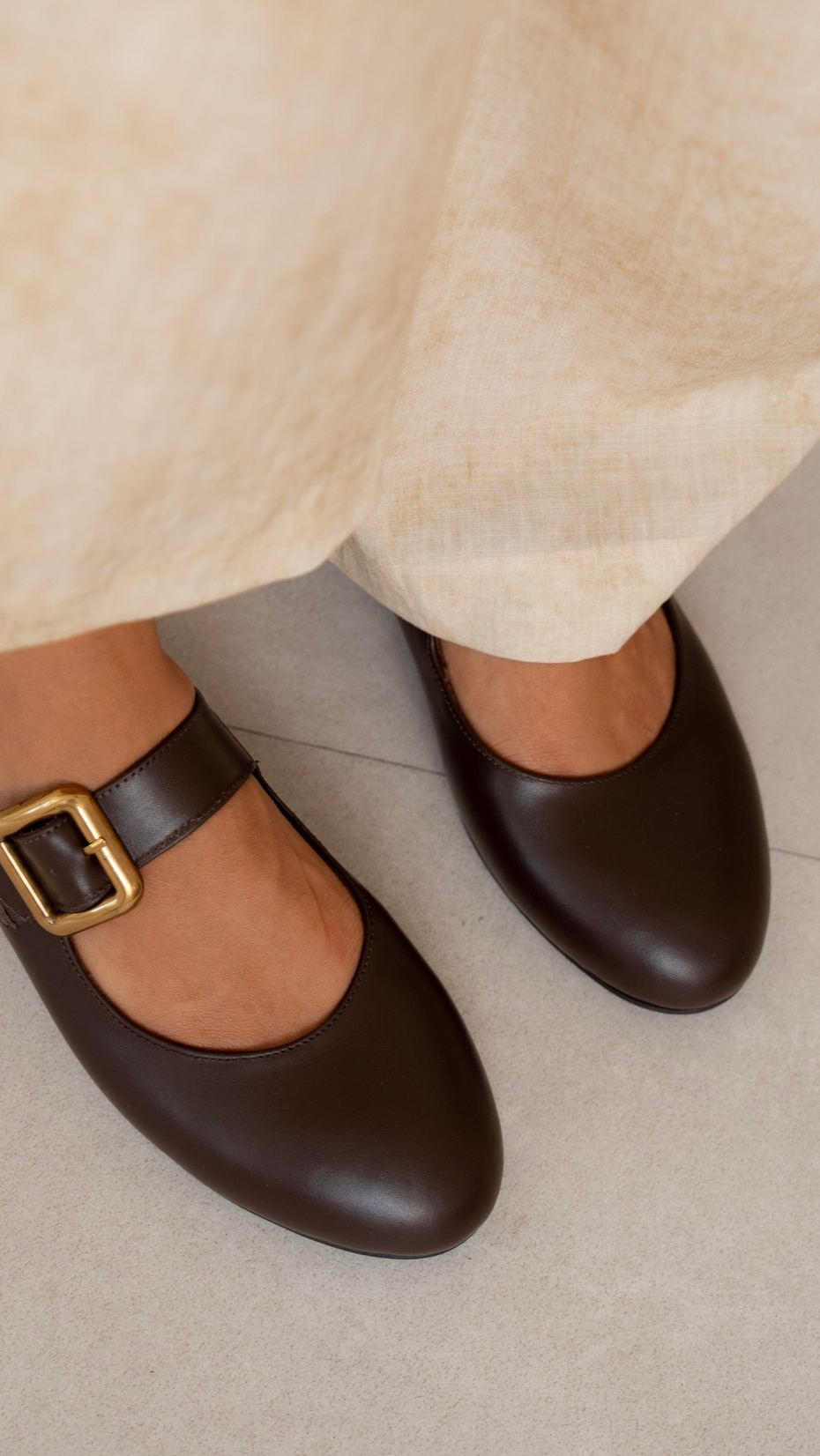 Coala Kahve Hakiki Deri  Babet