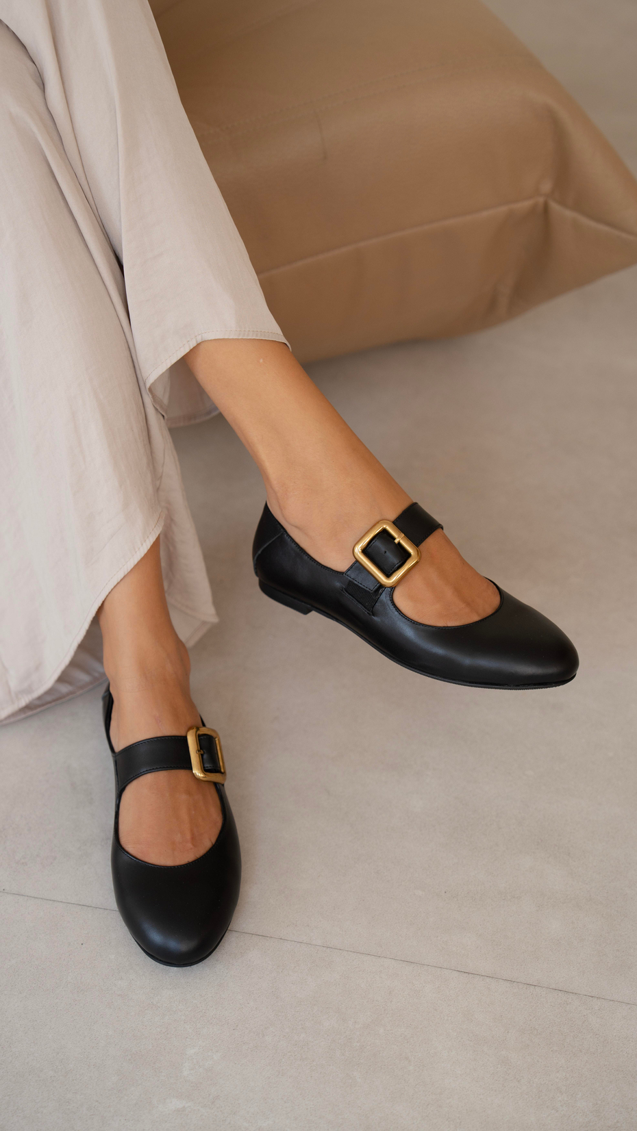 Coala Siyah Hakiki Deri  Babet