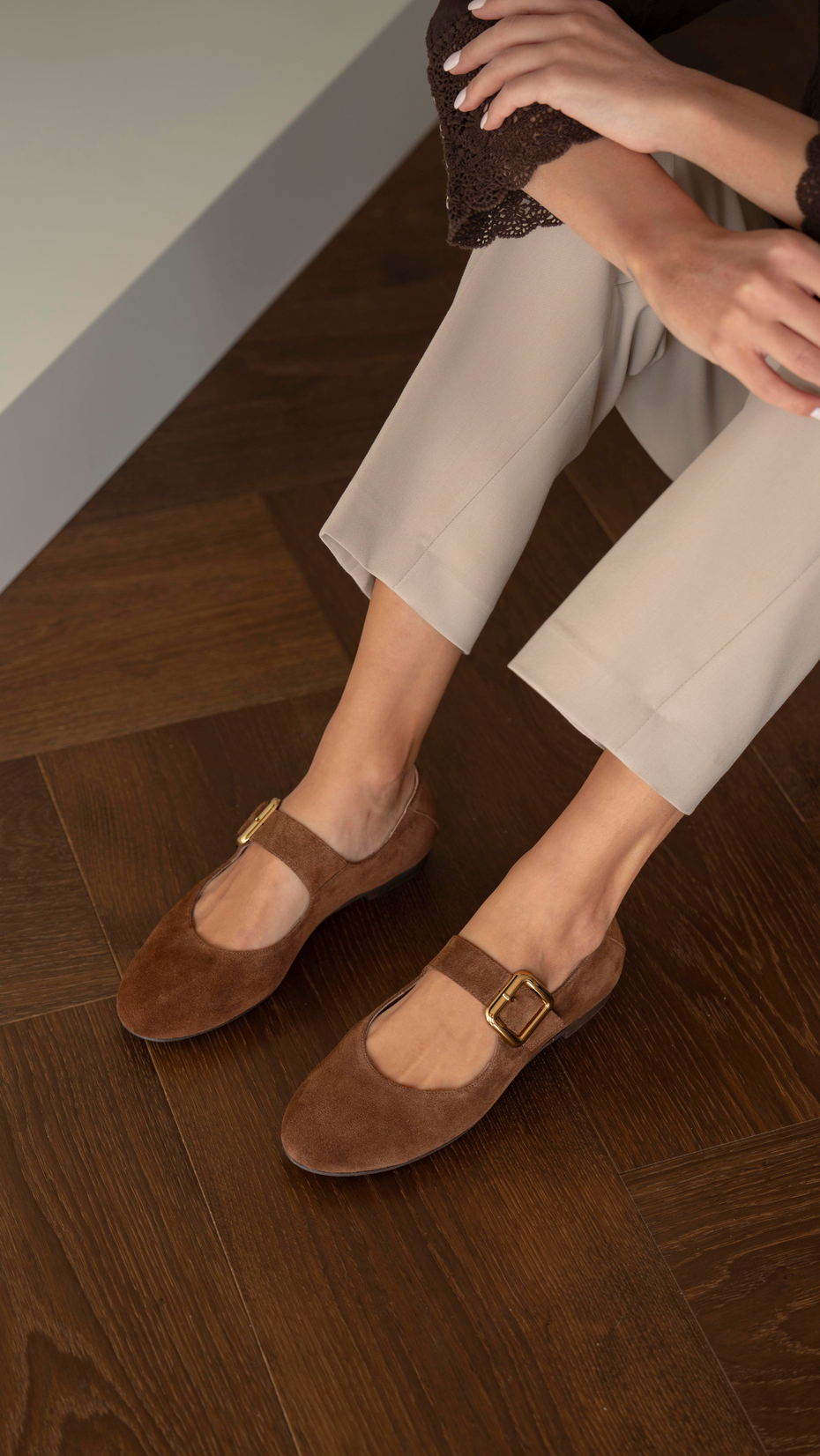 Coala Taba Süet   Hakiki Deri   Babet