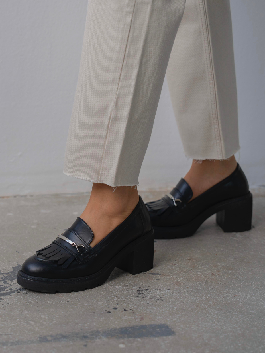 Epis Siyah Hakiki Deri Kadın MAKOSEN