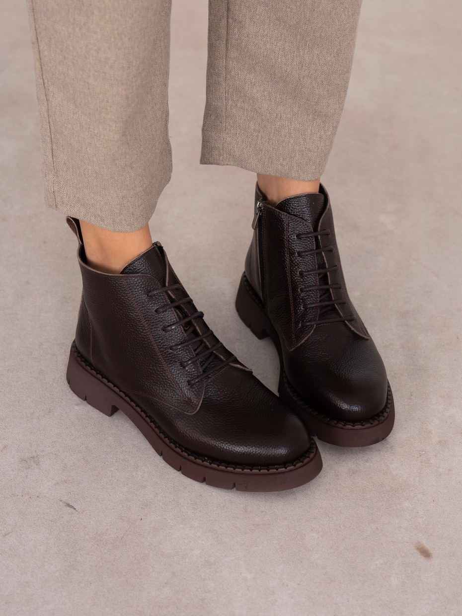 Falia Kahve Hakiki Deri Kadın Bot