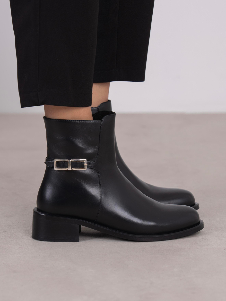 Frode Siyah Hakiki Deri Kadın Bot