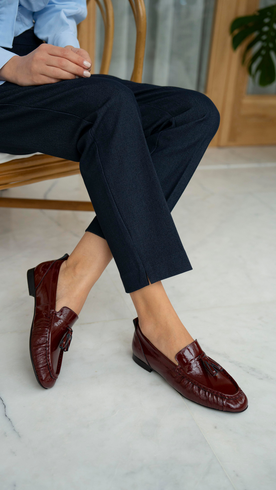 Gobert Bordo Rugan   Hakiki Deri   Makosen Ayakkabı