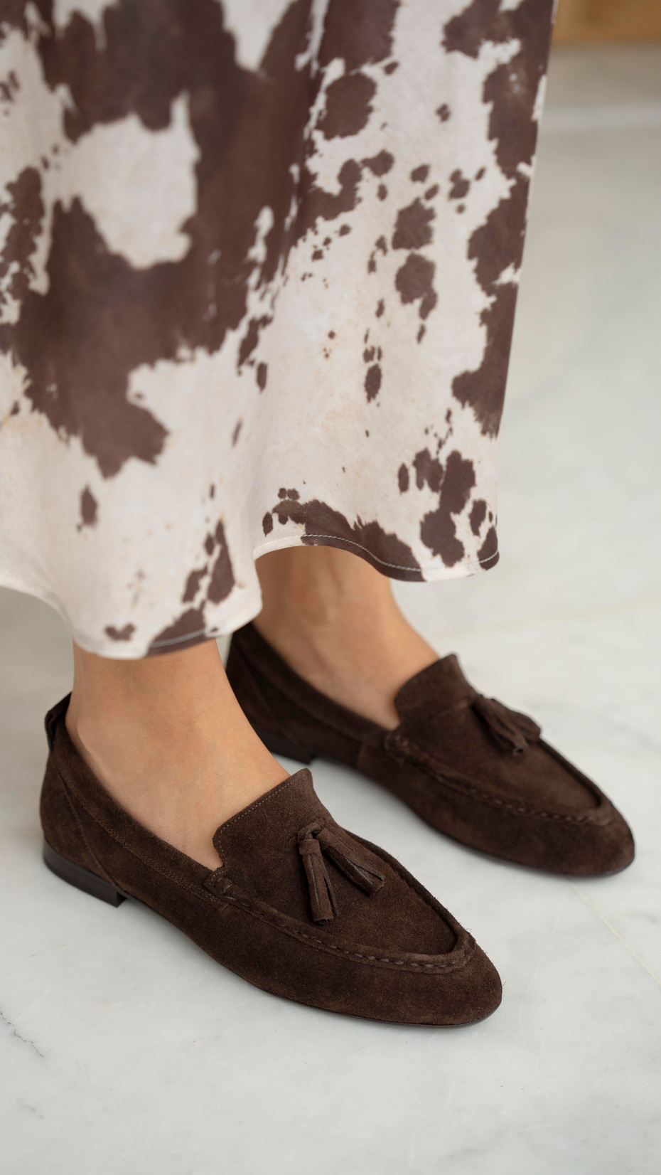 Gobert Kahve Süet   Hakiki Deri   Makosen Ayakkabı