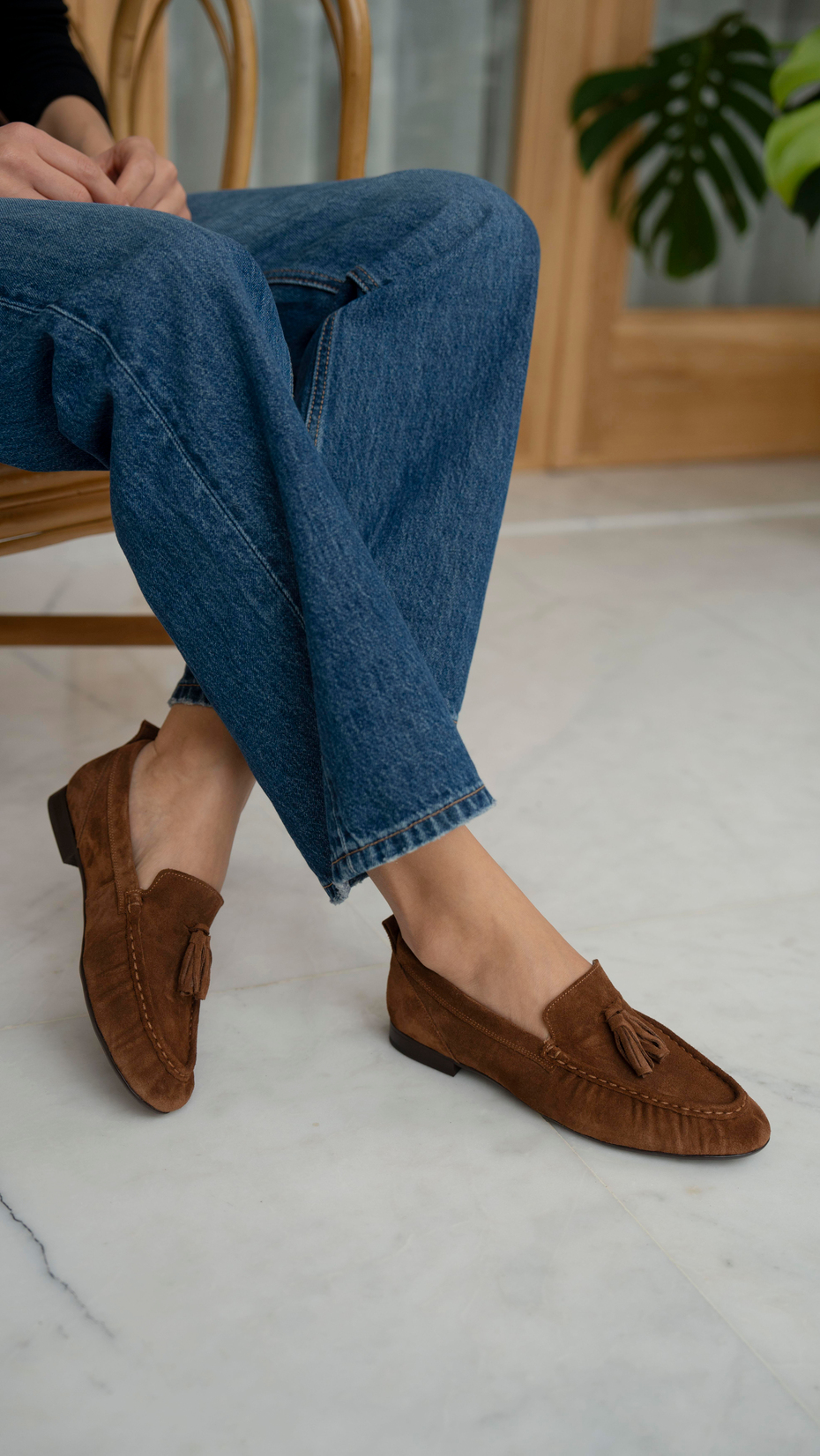 Gobert Taba Süet   Hakiki Deri   Makosen Ayakkabı