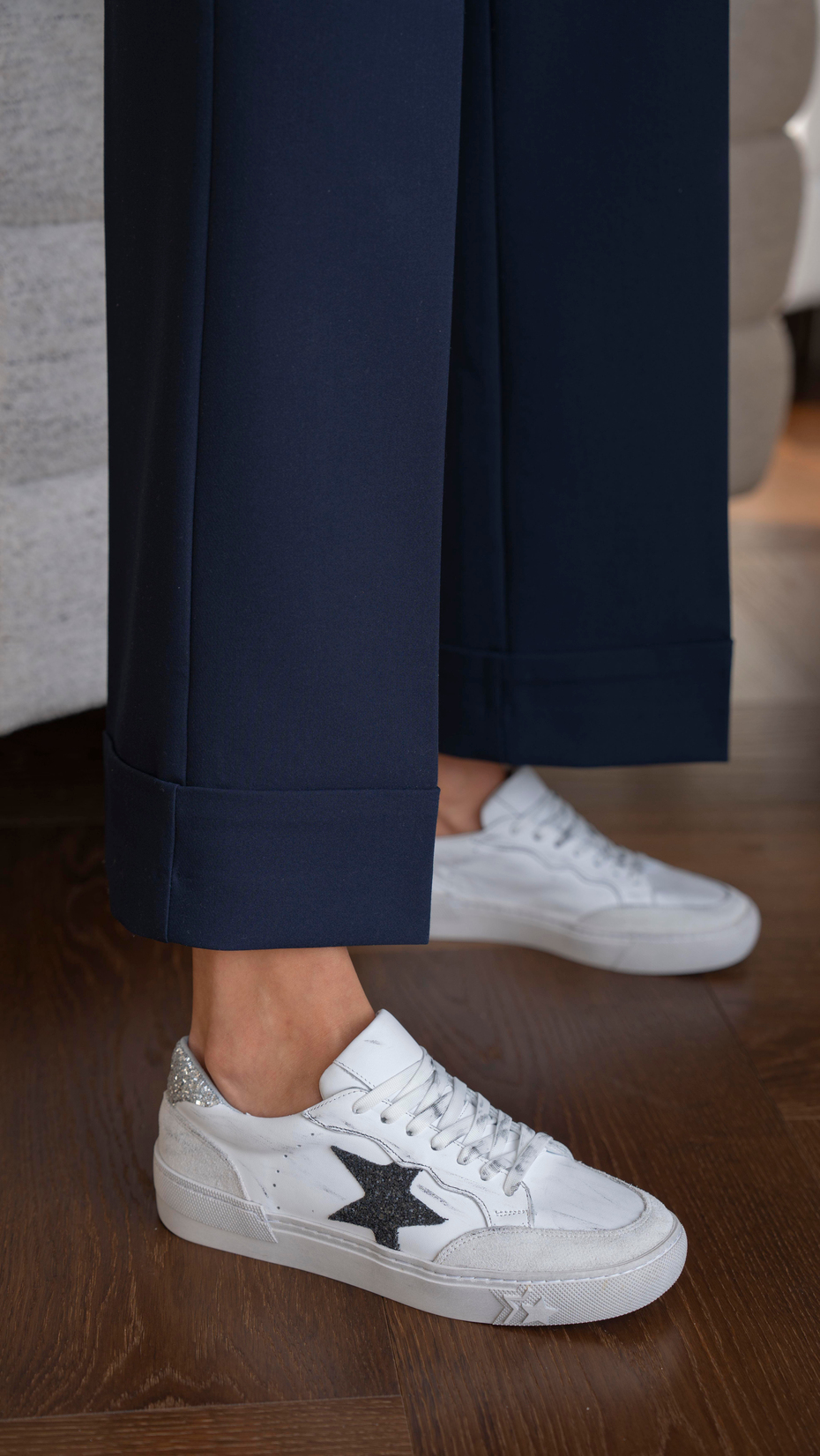 Harden Beyaz   Hakiki Deri   Spor Ayakkabı