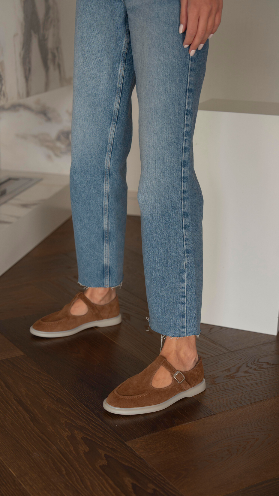 Kleber Taba Süet   Hakiki Deri   Makosen Ayakkabı