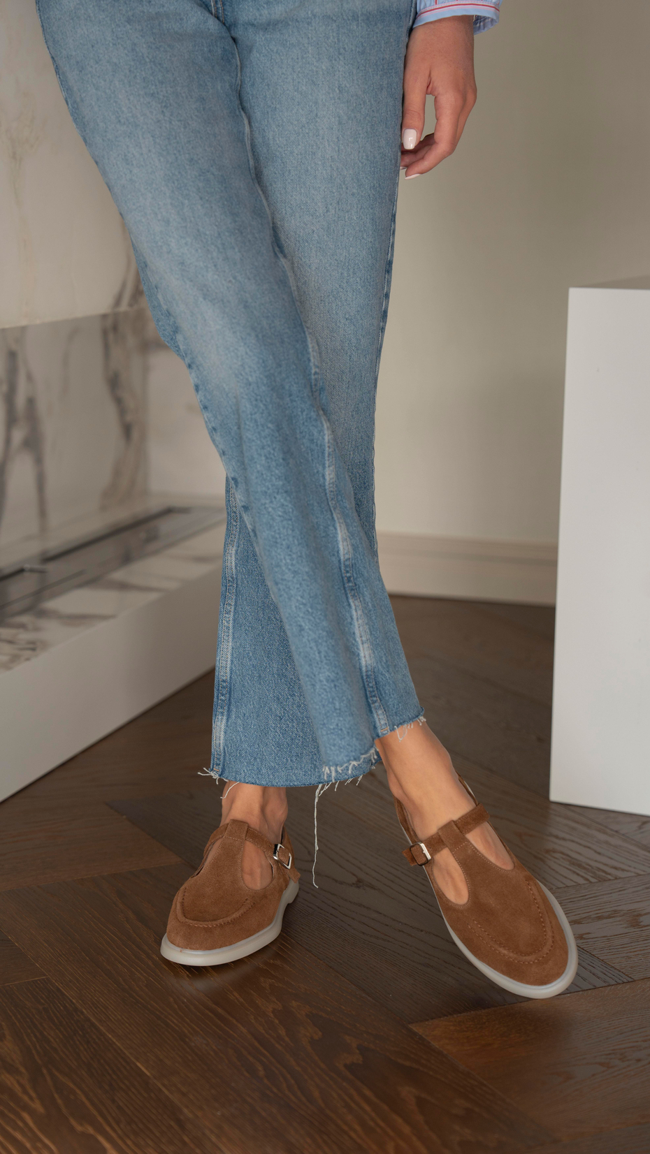 Kleber Taba Süet   Hakiki Deri   Makosen Ayakkabı