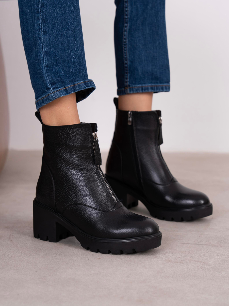 Kristina Siyah Hakiki Deri Kadın Bot