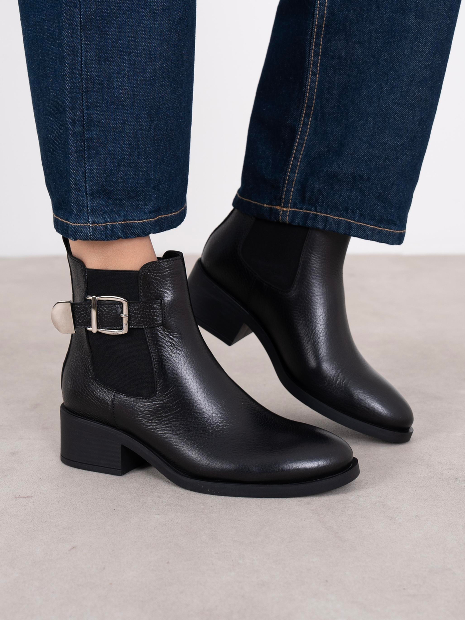 Lerato Siyah Hakiki Deri Kadın Bot