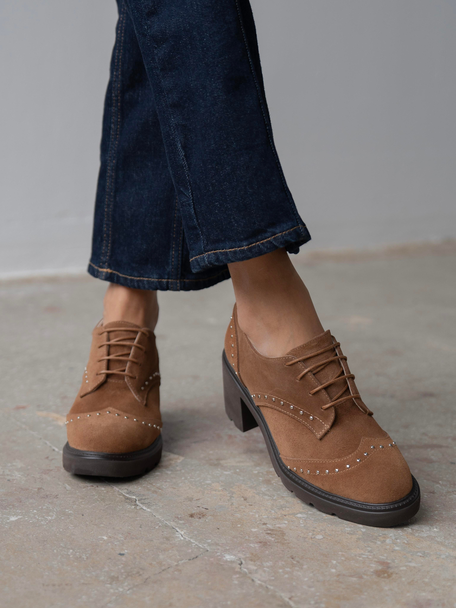 Lysi Camel Süet Hakiki Deri Kadın MAKOSEN