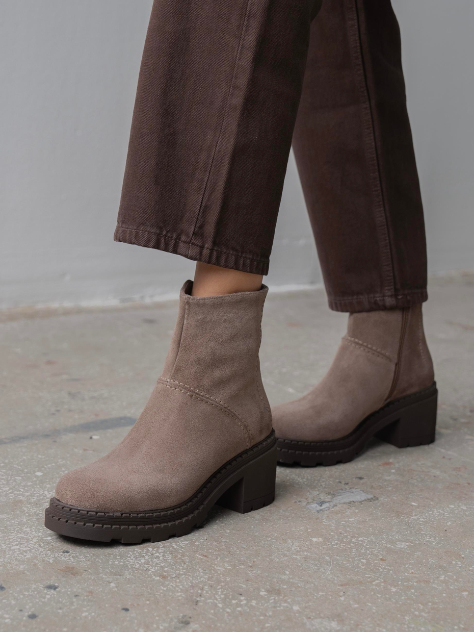 Muno Vizon Süet Hakiki Süet Kadın Bot