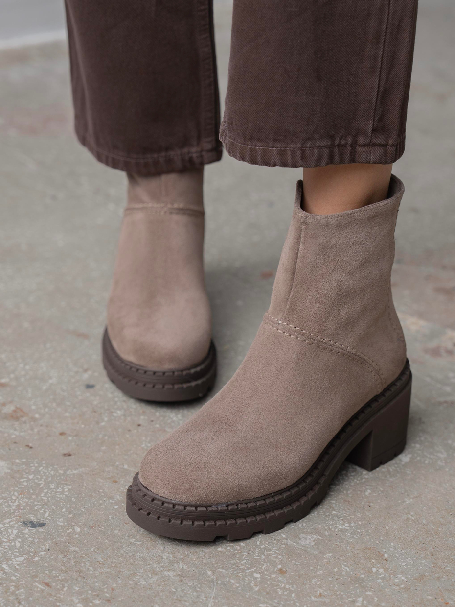 Muno Vizon Süet Hakiki Süet Kadın Bot