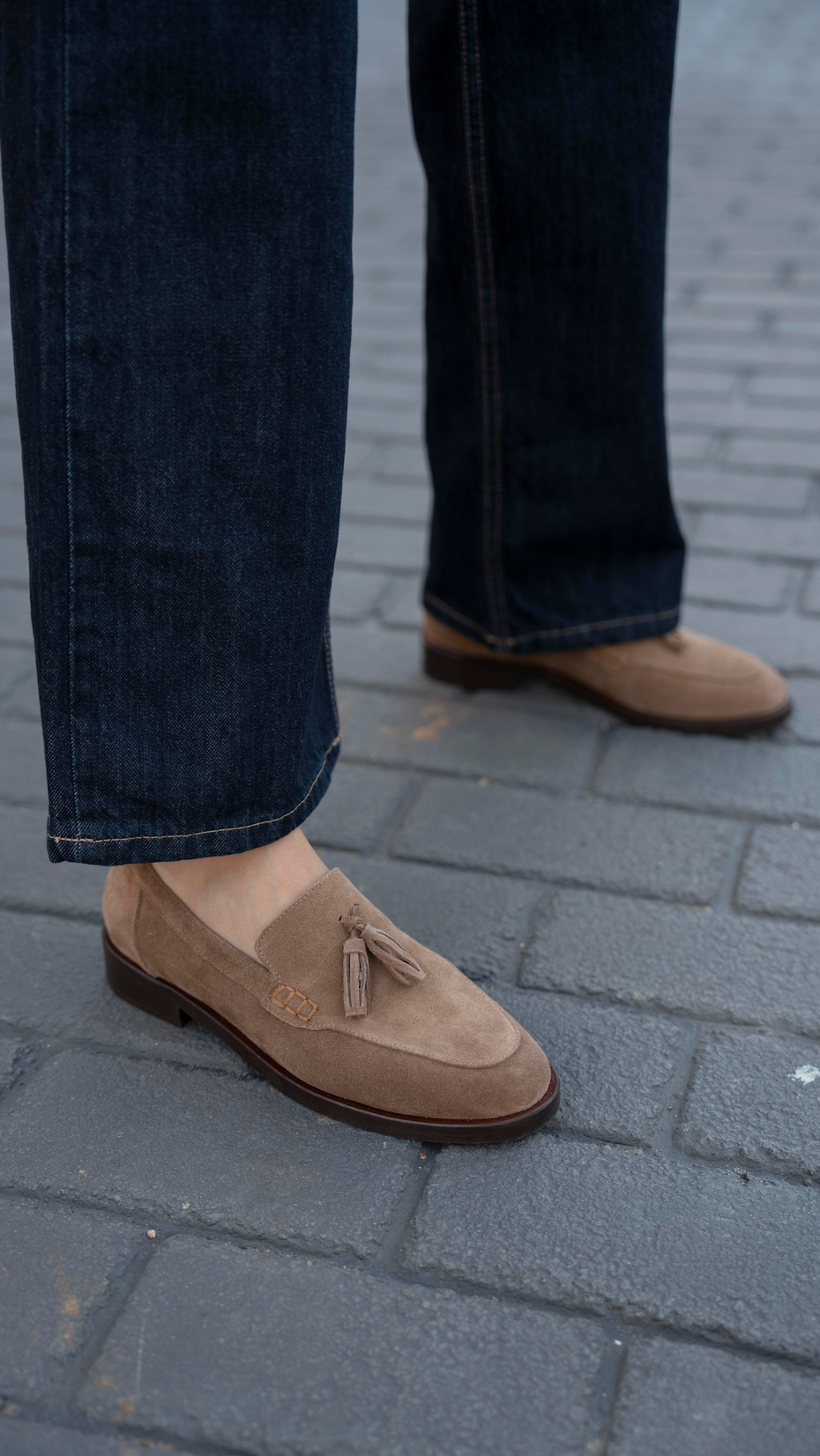 Nick Camel Süet   Hakiki Deri Kadın   Makosen Ayakkabı