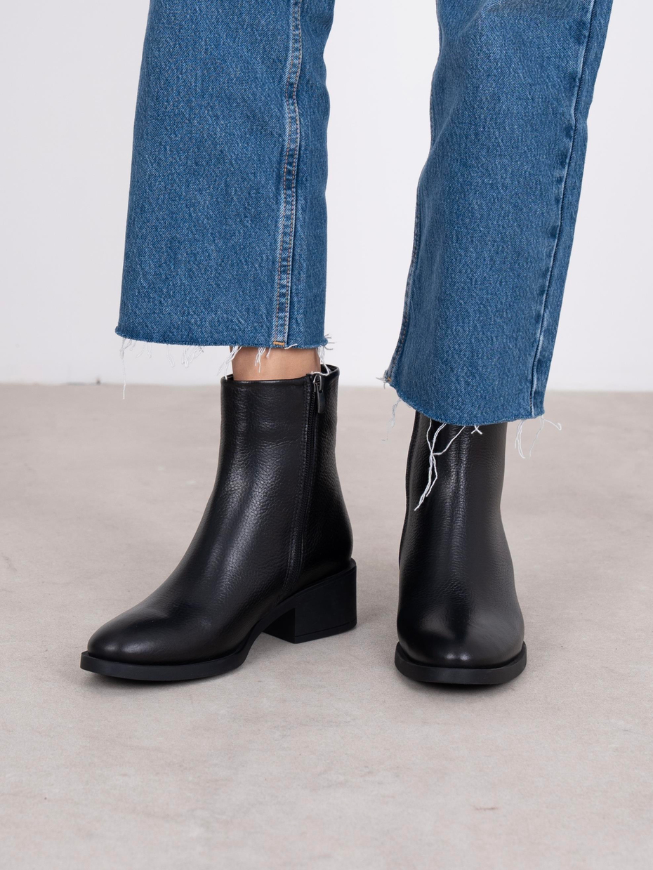 Noura Siyah Hakiki Deri Kadın Bot