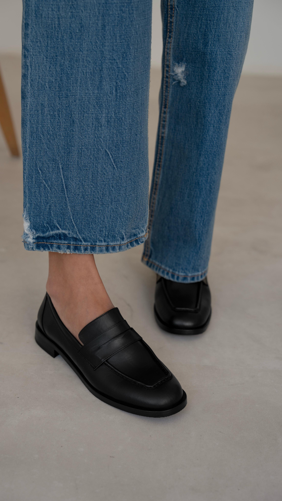 Origi Siyah   Hakiki Deri   Makosen Ayakkabı