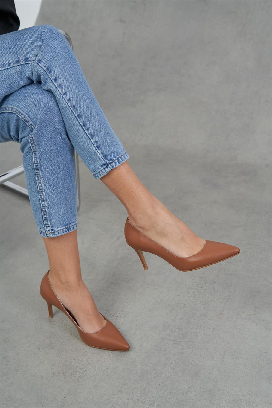 Paprica Taba Deri   Stiletto