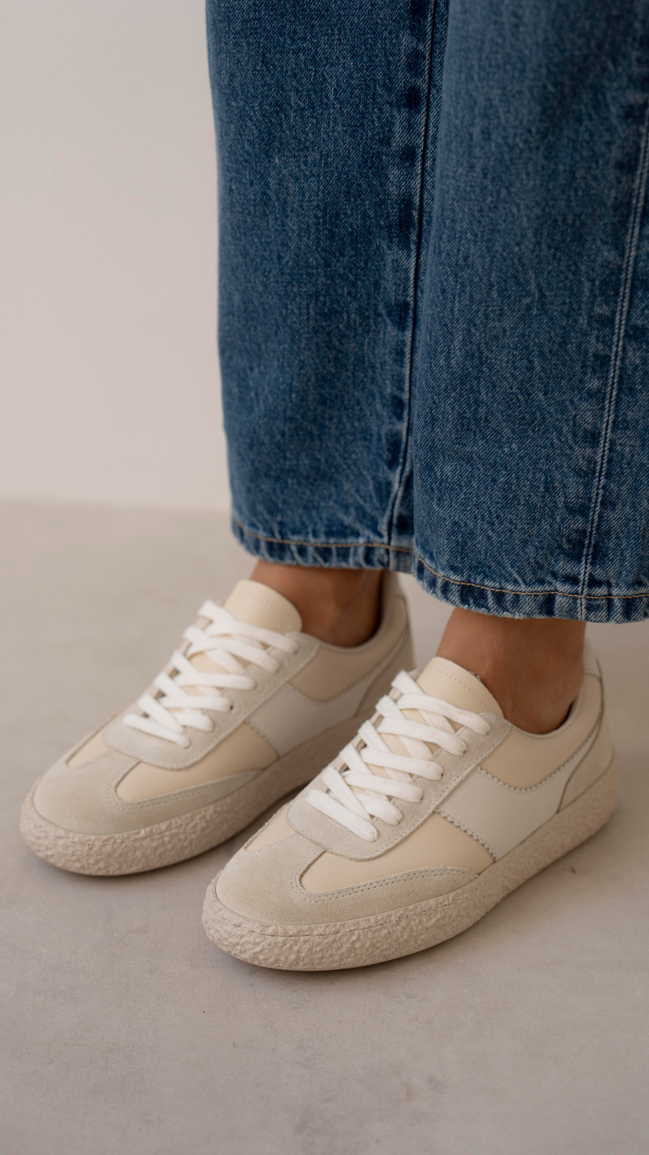 Pavlidis Bej Süet- Bej   Hakiki Deri   Spor Ayakkabı