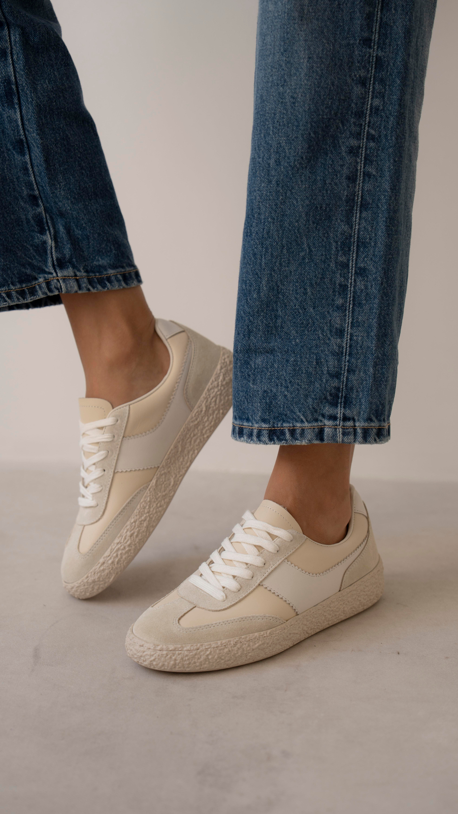 Pavlidis Bej Süet- Bej   Hakiki Deri   Spor Ayakkabı