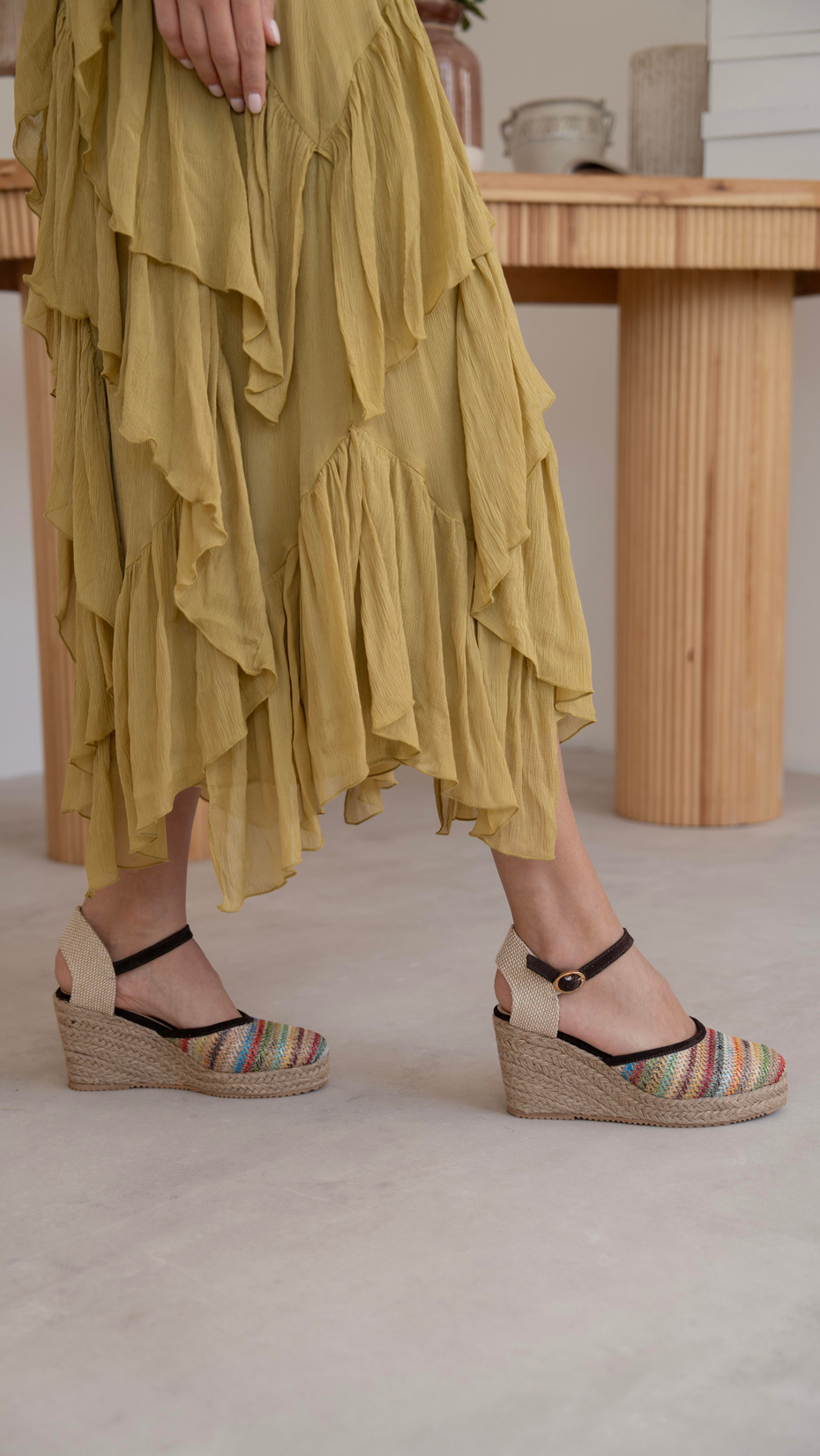 Pekin Multi Hasır   Hakiki Deri   Sandalet