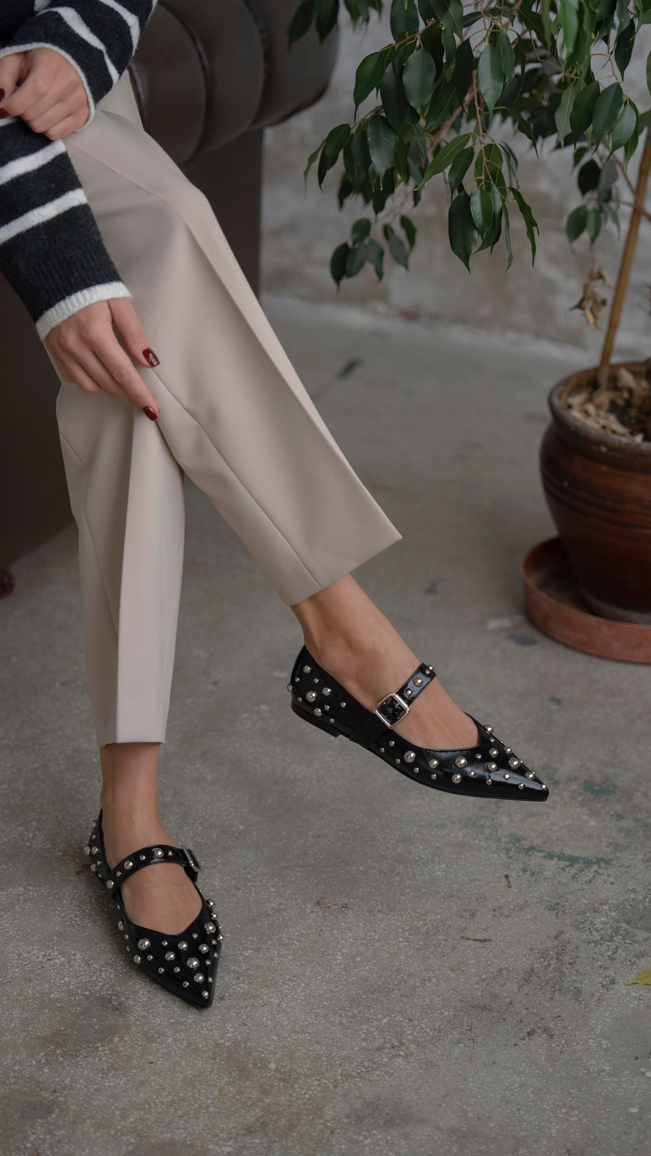 Perkins Siyah Rugan   Hakiki Deri   Babet