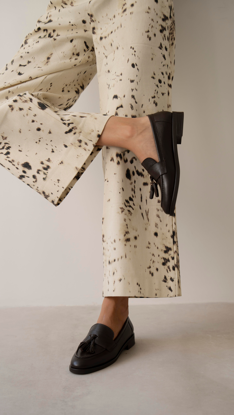 Pippa Kahve Hakiki Deri Kadın Makosen Ayakkabı