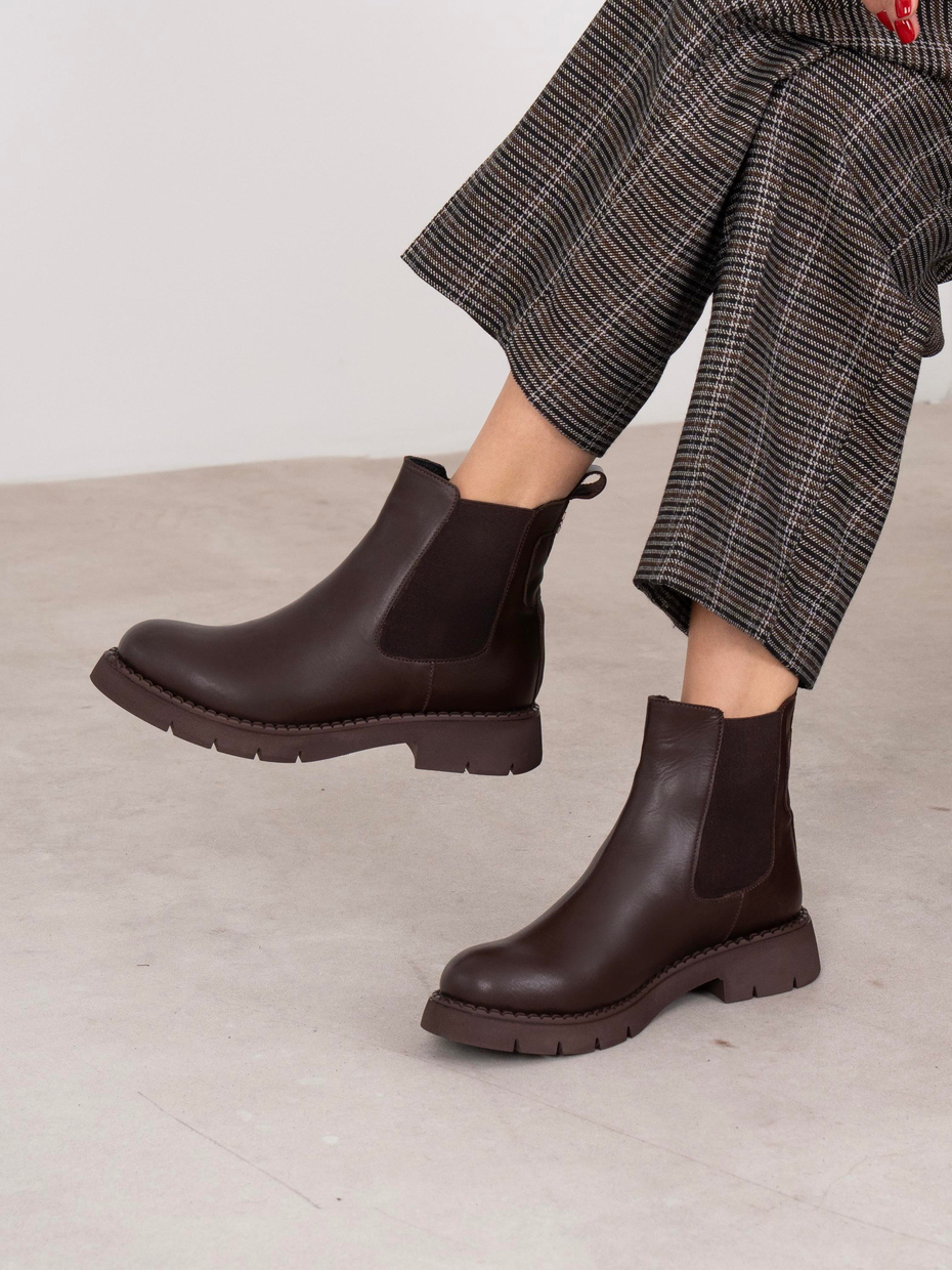 Polda Kahve Hakiki Deri Kadın Bot