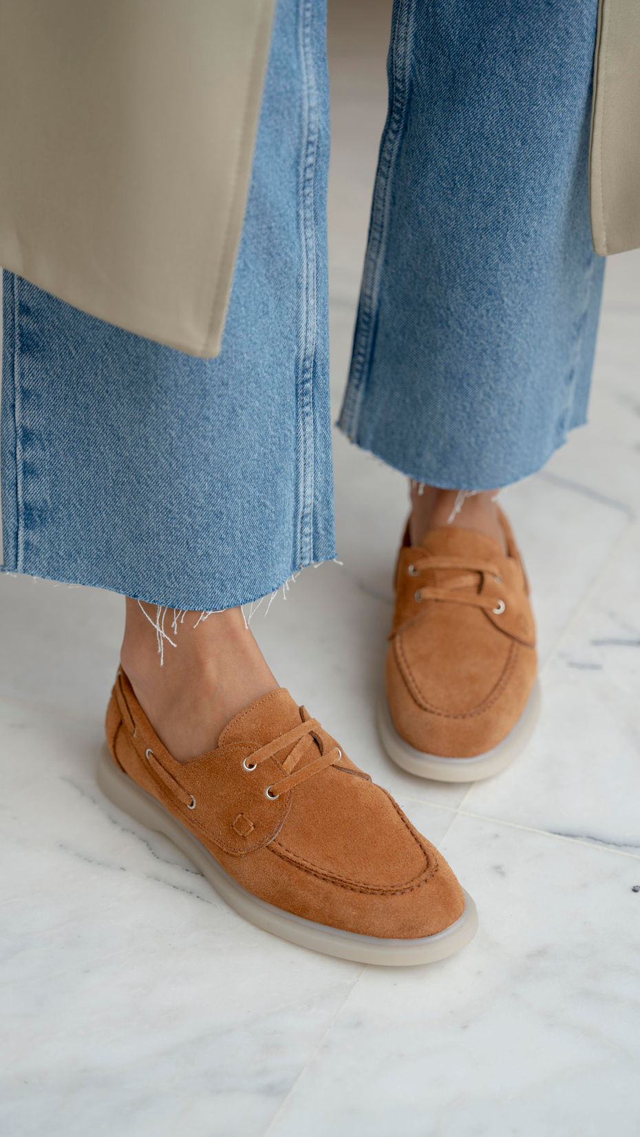 Powell Taba Süet   Hakiki Deri   Makosen Ayakkabı