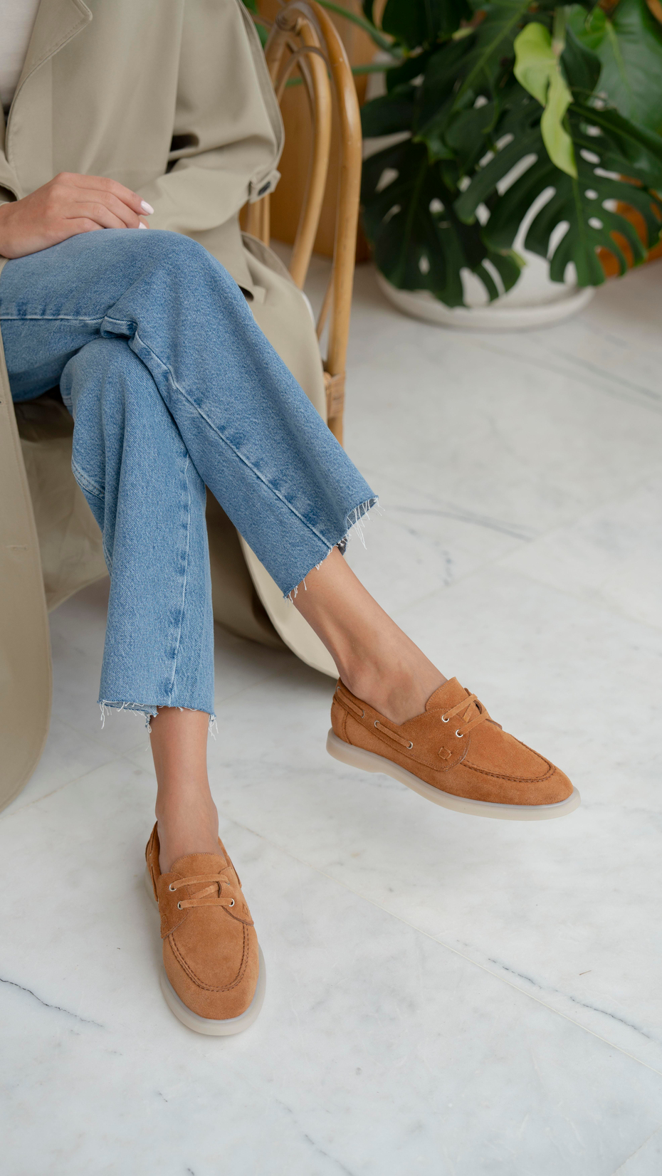 Powell Taba Süet   Hakiki Deri   Makosen Ayakkabı