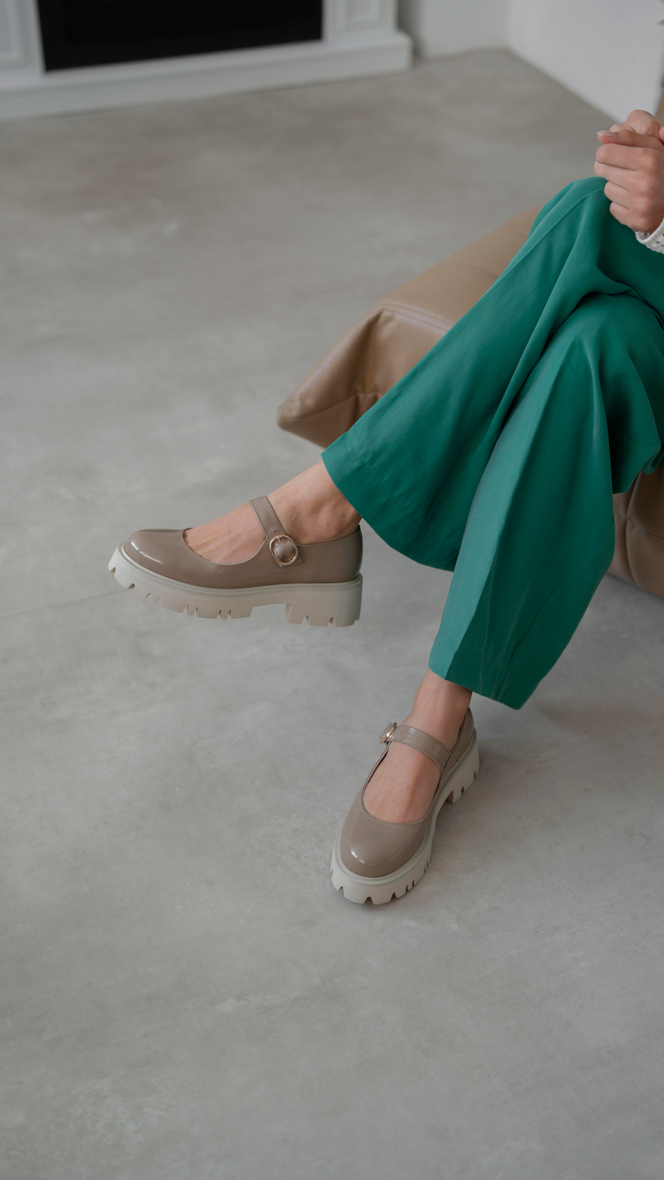 Reyna Vizon Rugan   Hakiki Deri   Makosen Ayakkabı