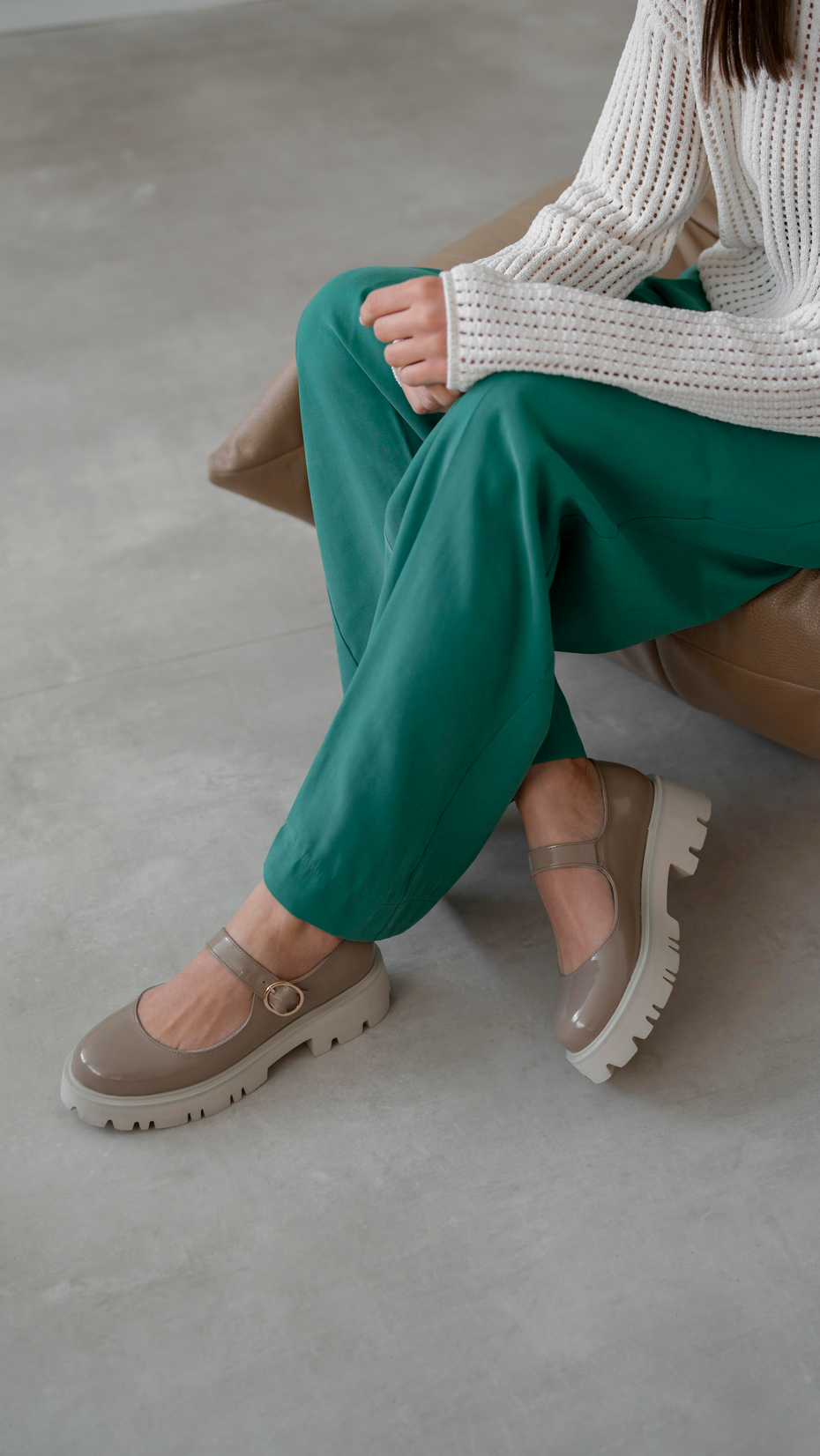 Reyna Vizon Rugan   Hakiki Deri   Makosen Ayakkabı